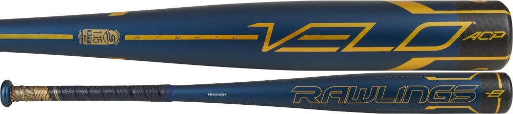 2022 Rawlings Velo ACP USSSA Balanced Baseball Bat (-8oz) UT1V8 1 2022 Rawlings Velo ACP USSSA Balanced Baseball Bat (-8oz) UT1V8
