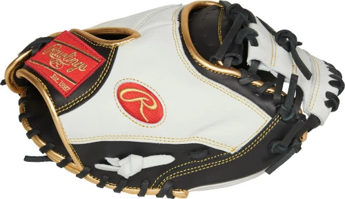 32 Inch Rawlings Encore ECCM32-23BW Adult Baseball Catcher Mitt 3 32 Inch Rawlings Encore ECCM32-23BW Adult Baseball Catcher Mitt - Image 3