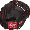 32 Inch Rawlings R9 Pro Taper R9YPTCM-32B Youth Catcher Baseball Mitt