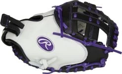 33 Inch Rawlings Liberty Advanced Color Series RLACM33FPPU Women's White/Purple/Black Fastpitch Softball Catcher Mitt -Rawlings Shop 33 inch rawlings liberty advanced color series rlacm33fppu women s white purple black fastpitch softball catcher mitt 17