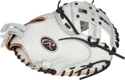 33 Inch Rawlings Liberty Advanced Color Series RLACM33FPRG Women's White/RoseGold/Black Fastpitch Softball Catcher Mitt 5 33 Inch Rawlings Liberty Advanced Color Series RLACM33FPRG Women's White/RoseGold/Black Fastpitch Softball Catcher Mitt -Rawlings Shop 33 inch rawlings liberty advanced color series rlacm33fprg women s white rosegold black fastpitch softball catcher mitt 17