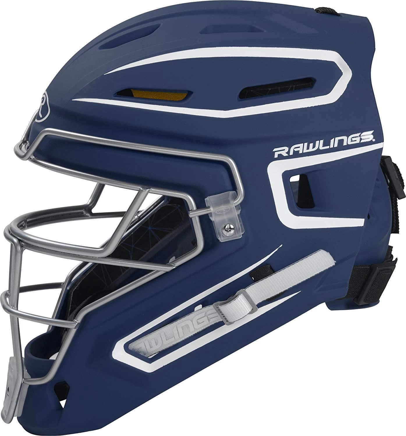 Rawlings Adult SR Hockey-Style Catcher's Helmet CHMACH 6 Rawlings Adult SR Hockey-Style Catcher's Helmet CHMACH - Image 6