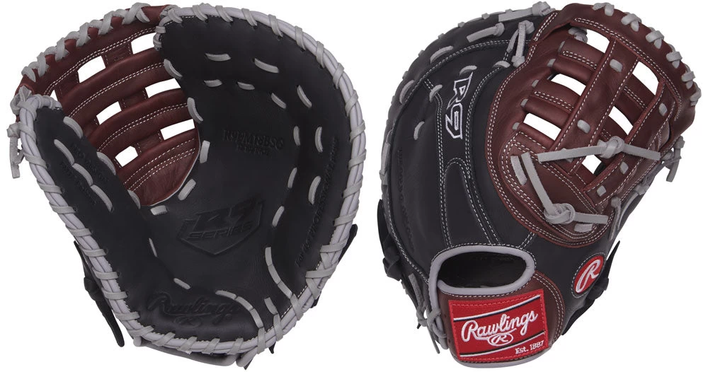 Rawlings R9 Baseball 12.5" First Base R9FM18BSG 2 Rawlings R9 Baseball 12.5" First Base R9FM18BSG - Image 2