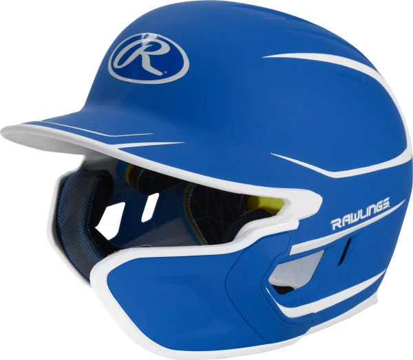 Rawlings Mach Matte 2-Tone Helmet W/Extender Right-Hand Batter 1 Rawlings Mach Matte 2-Tone Helmet W/Extender Right-Hand Batter