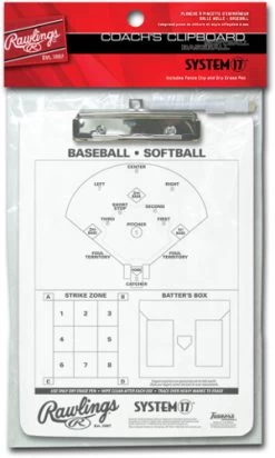 Rawlings Accessories CLIP System-17 Coach's Clipboard