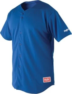 Rawlings Apparel Adult Plated Full Button Jersey RBJ150 -Rawlings Shop rawlings apparel adult plated full button jersey rbj150 30