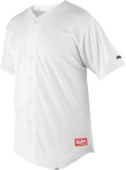 Rawlings Apparel Adult Plated Full Button Jersey RBJ150 -Rawlings Shop rawlings apparel adult plated full button jersey rbj150 36