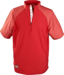 Rawlings Apparel ColorSync Adult Short Sleeve Batting Cage Jacket CSSSJ2 -Rawlings Shop rawlings apparel colorsynce adult shortsleeve batting cage jacket csssj 32