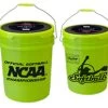 Rawlings B618 Combo 6 Gallon Optic Yellow Bucket W/ 18 NC12BB Fastpitch Softballs