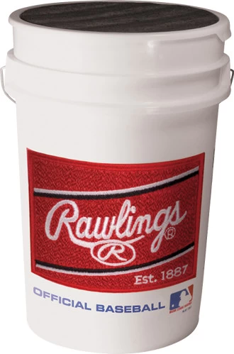 Rawlings Bucket Combo BBLOGOCOMBO Bucket With 3 Dozen HQ4Sports Logo Baseballs 1 Rawlings Bucket Combo BBLOGOCOMBO Bucket With 3 Dozen HQ4Sports Logo Baseballs