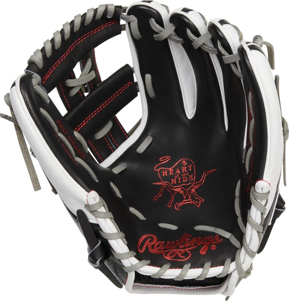 11.5 Inch Rawlings Heart Of The Hide Adult Infield Baseball Glove PRO314-32BW 2 11.5 Inch Rawlings Heart Of The Hide Adult Infield Baseball Glove PRO314-32BW - Image 2
