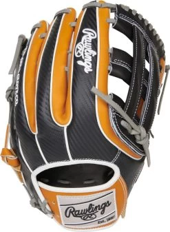 12.75 Inch Rawlings Heart Of The Hide Hypershell Adult Outfield Baseball Glove PRO3319-6TBCF