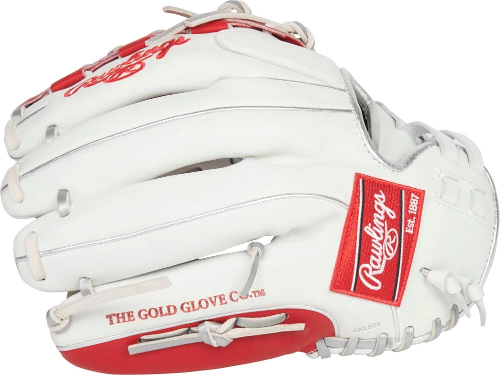 12.5 Inch Rawlings Liberty Advanced Color Series 4.0 Women's Fastpitch Softball Glove RLA125-18WSP 3 12.5 Inch Rawlings Liberty Advanced Color Series 4.0 Women's Fastpitch Softball Glove RLA125-18WSP - Image 3