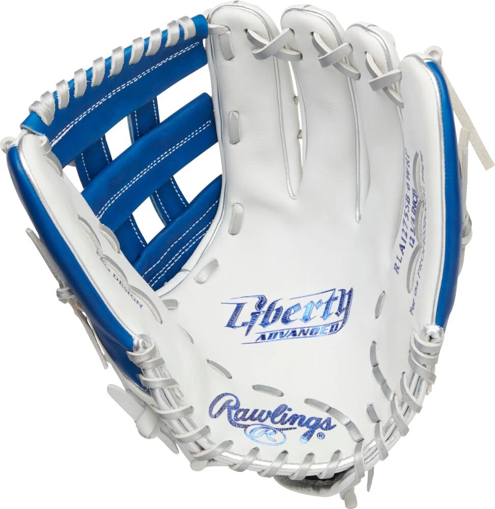 12.75 Inch Rawlings Liberty Advanced Color Series 4.0 Women's Fastpitch Softball Outfield Glove RLA1275SB-6WRP 2 12.75 Inch Rawlings Liberty Advanced Color Series 4.0 Women's Fastpitch Softball Outfield Glove RLA1275SB-6WRP - Image 2