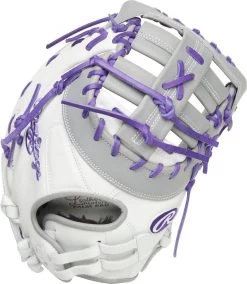 13 Inch Rawlings Liberty Advanced Color Series 4.0 Women's Fastpitch Softball Firstbase Mitt RLADCTSBWPG