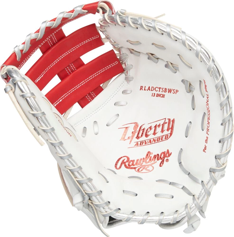 Rawlings Liberty Advanced Color Series 4.0 13 Inch Women's Fastpitch Softball Firstbase Mitt RLADCTSBWSP 2 Rawlings Liberty Advanced Color Series 4.0 13 Inch Women's Fastpitch Softball Firstbase Mitt RLADCTSBWSP - Image 2