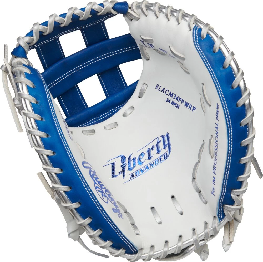34 Inch Rawlings Liberty Advanced Color Series 4.0 Women's Fastpitch Softball Catcher's Mitt RLACM34FPWRP 2 34 Inch Rawlings Liberty Advanced Color Series 4.0 Women's Fastpitch Softball Catcher's Mitt RLACM34FPWRP - Image 2