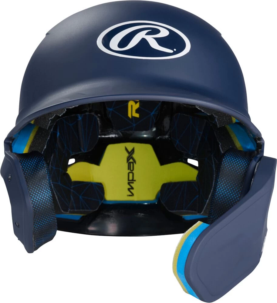 Rawlings MACH Adjust Senior Matte Baseball Batting Helmet W/ Adjustable Face Guard MA07S 1 Rawlings MACH Adjust Senior Matte Baseball Batting Helmet W/ Adjustable Face Guard MA07S