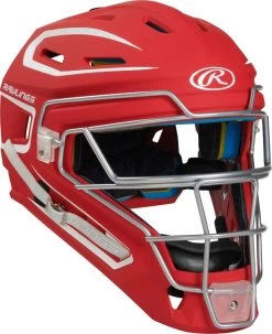 Rawlings Mach CHMCHJ Youth Two Tone Matte Style Catchers Helmet -Rawlings Shop rawlings mach chmchj youth two tone matte style catchers helmet 65