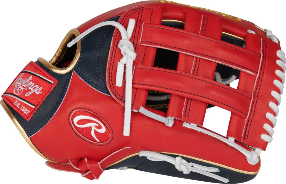 12.75 Inch Rawlings Pro Preferred Ronald Acuna's Adult Outfield Baseball Glove PROSRA13 4 12.75 Inch Rawlings Pro Preferred Ronald Acuna's Adult Outfield Baseball Glove PROSRA13 - Image 4