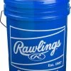 Rawlings R100-UP Ultimate Practice Combo R100-UPYBUCK30 Raised Seam Youth Practice Baseball W/ Bucket