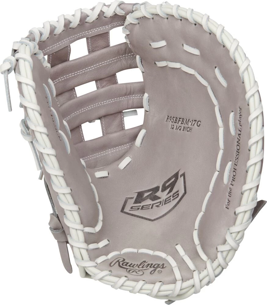 12.5 Inch Rawlings R9 Women's Fastpitch Softball Firstbase Mitt R9SBFBM-17G 2 12.5 Inch Rawlings R9 Women's Fastpitch Softball Firstbase Mitt R9SBFBM-17G - Image 2