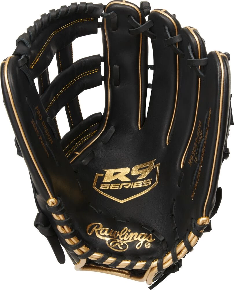 12.75 Inch Rawlings R9 Adult Outfield Baseball Glove R93029-6BG 2 12.75 Inch Rawlings R9 Adult Outfield Baseball Glove R93029-6BG - Image 2