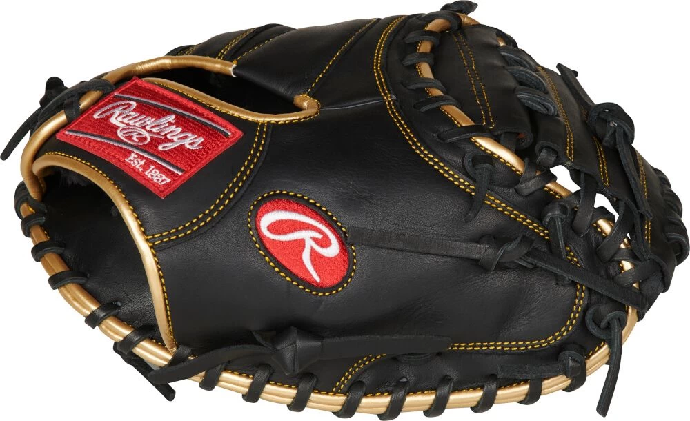 32.5 Inch Rawlings R9 Adult Baseball Catcher's Mitt R9CM325BG 4 32.5 Inch Rawlings R9 Adult Baseball Catcher's Mitt R9CM325BG - Image 4
