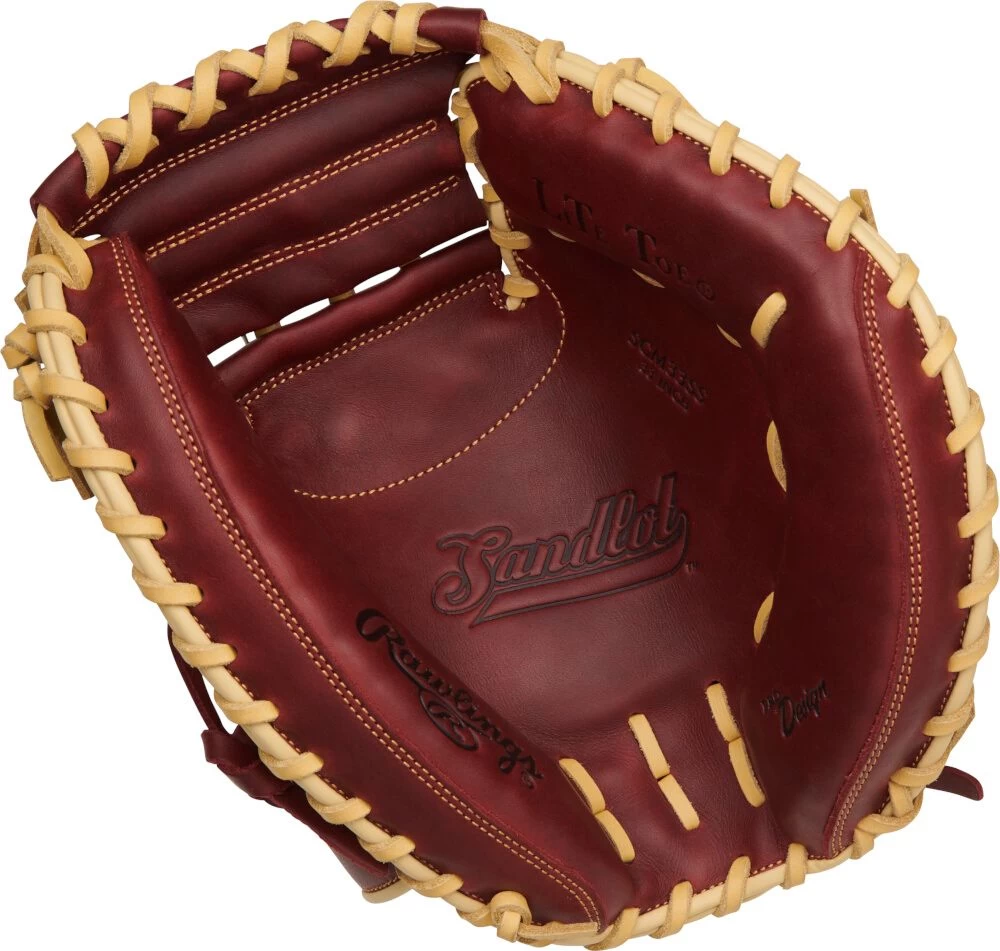 33 Inch Rawlings Sandlot Adult Baseball Catcher's Mitt SCM33SS 2 33 Inch Rawlings Sandlot Adult Baseball Catcher's Mitt SCM33SS - Image 2