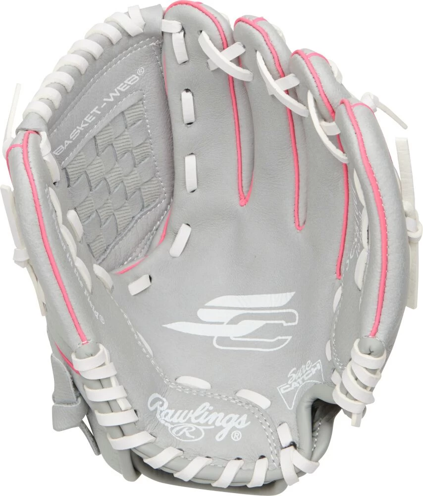 10 Inch Rawlings Sure Catch Girl's Fastpitch Softball Glove SCSB100P 2 10 Inch Rawlings Sure Catch Girl's Fastpitch Softball Glove SCSB100P - Image 2
