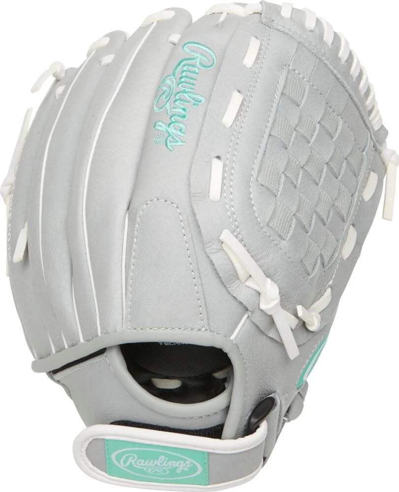 11.5 Inch Rawlings Sure Catch Girl's Fastpitch Softball Glove SCSB115M 1 11.5 Inch Rawlings Sure Catch Girl's Fastpitch Softball Glove SCSB115M