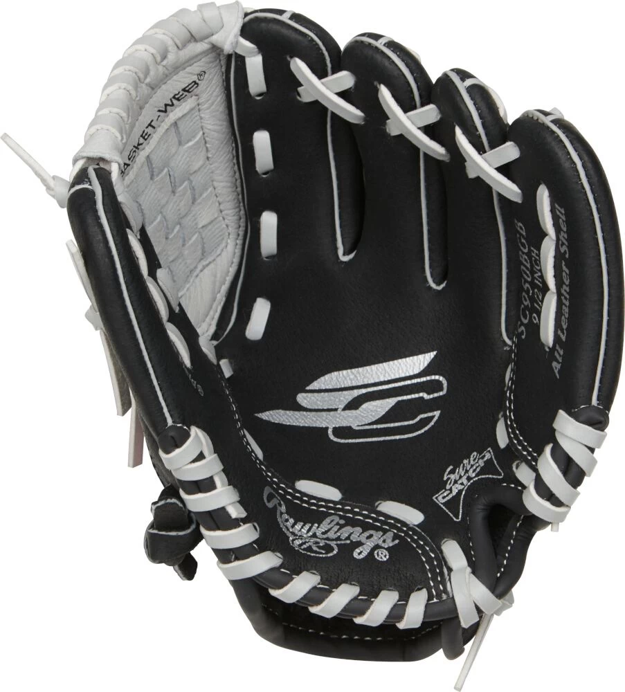 9.5 Inch Rawlings Sure Catch Youth Pro Taper Baseball Glove SC950BGB 2 9.5 Inch Rawlings Sure Catch Youth Pro Taper Baseball Glove SC950BGB - Image 2